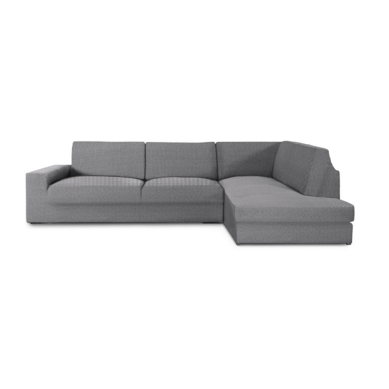 Housse de canapé d'angle droit Jaz gris 350-500