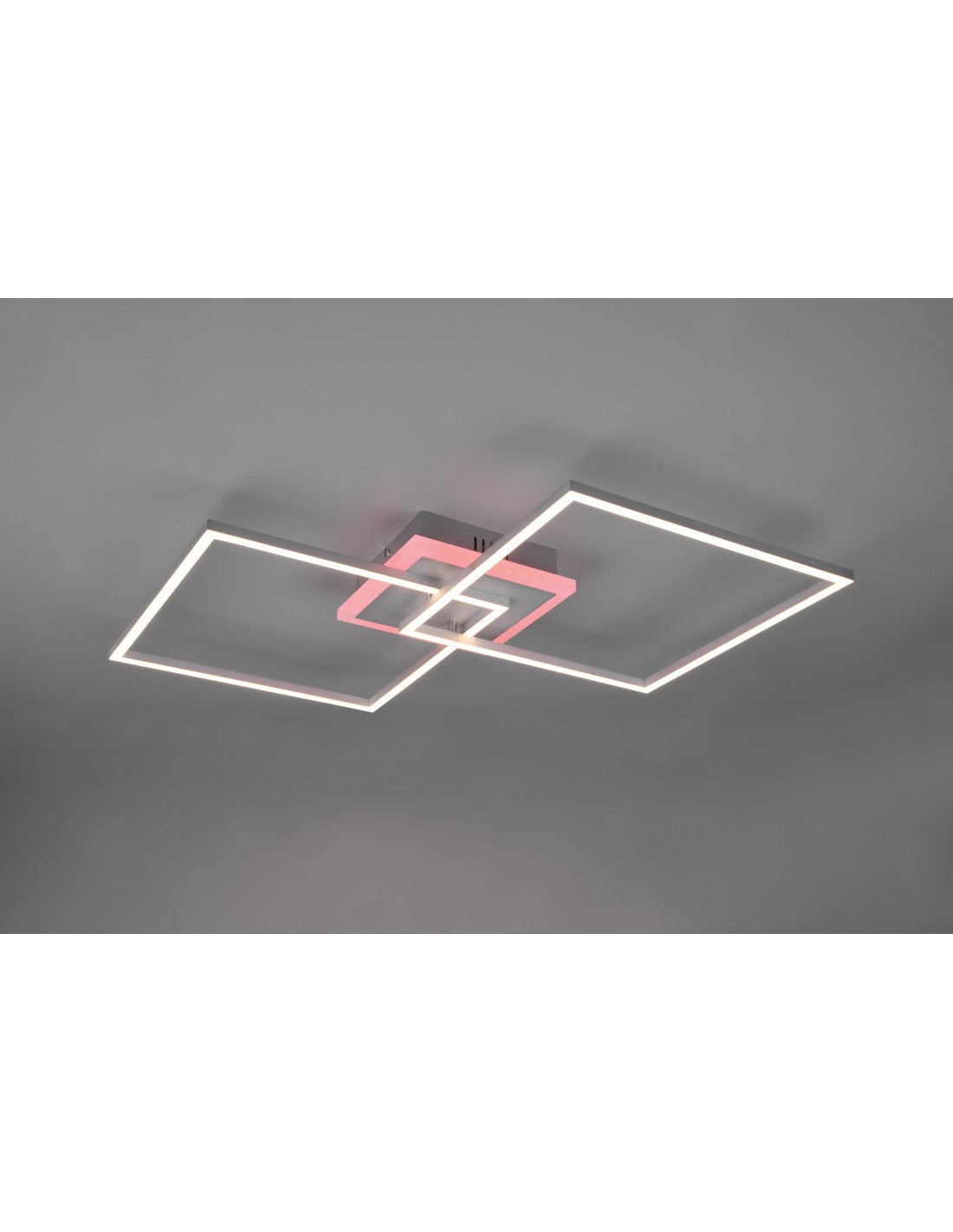 Arribo Plafonnier LED Carré Dimmable Rgbw Aluminium Trio Éclairage