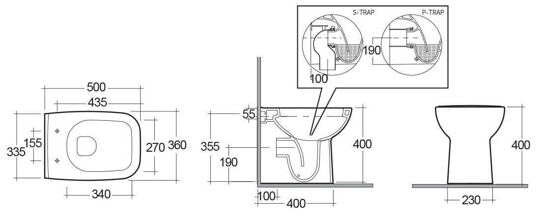 Vase à encastrer Origin