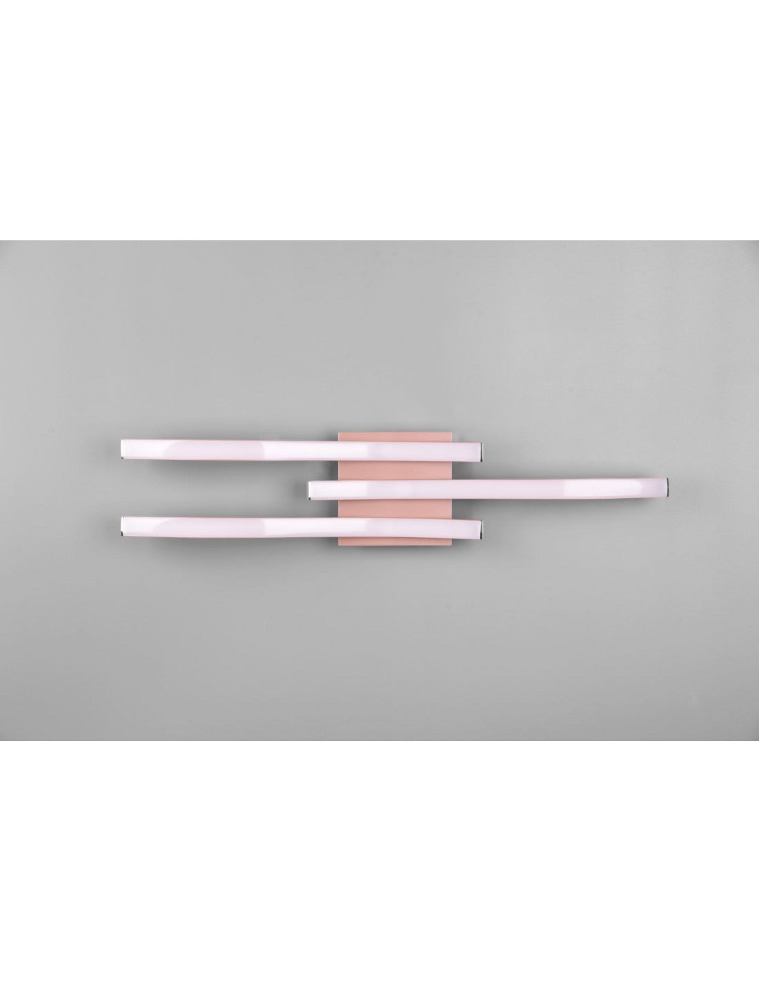 Plafonnier Moderne 3 Tiges LED 4000k Route Or Rose Trio Lighting