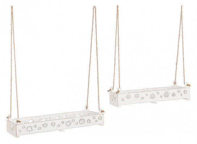 4x Set2 Hilaris Rett Plateau étoile blanche