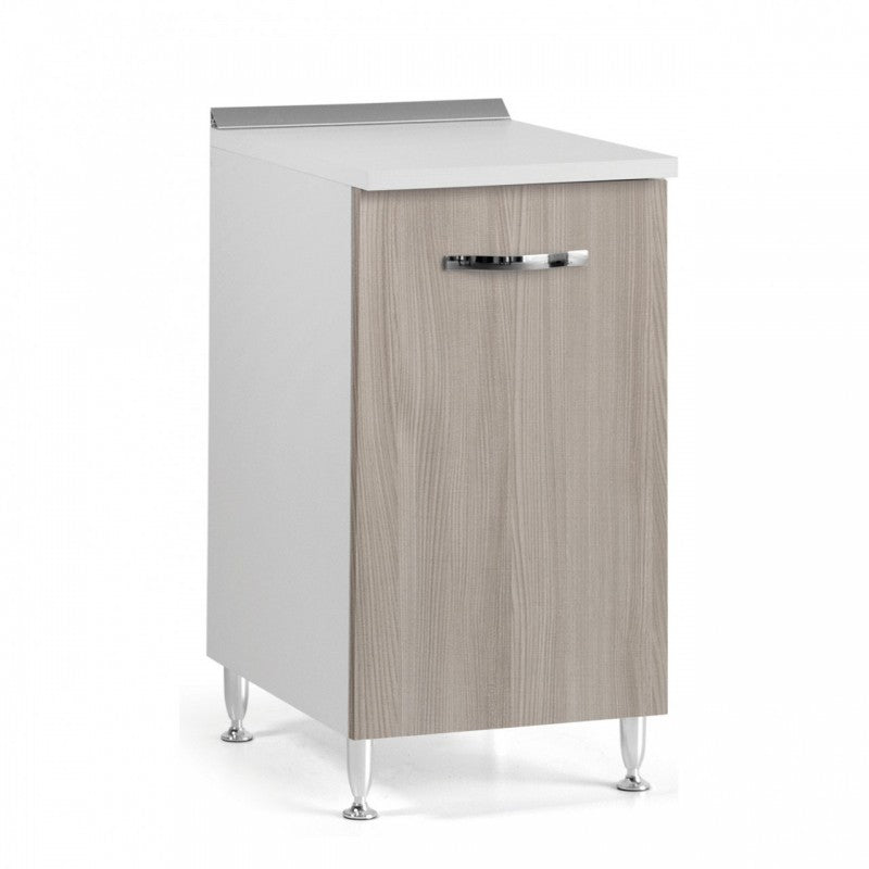 Meuble bas avec porte pour cuisine couleur orme 40x50xH 85 cm 1 porte