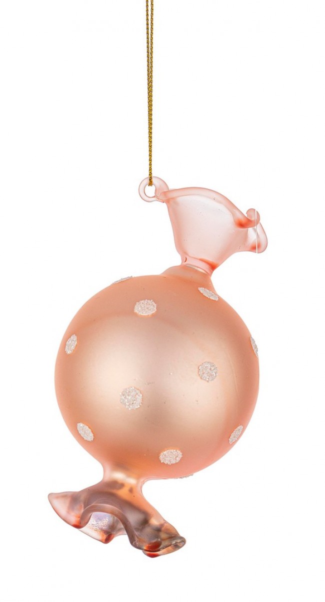 12x Vt Pendentif Or Rose Sucré 6.5X12H