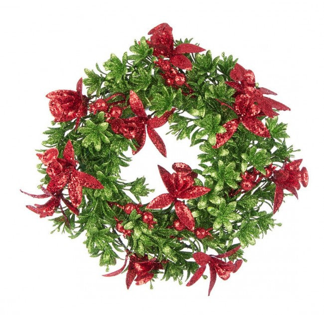 8x Couronne Bethany Rouge D30