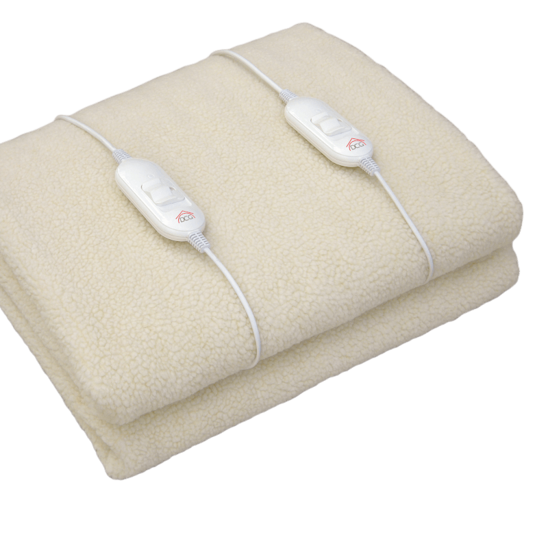 Couverture double en laine synthétique