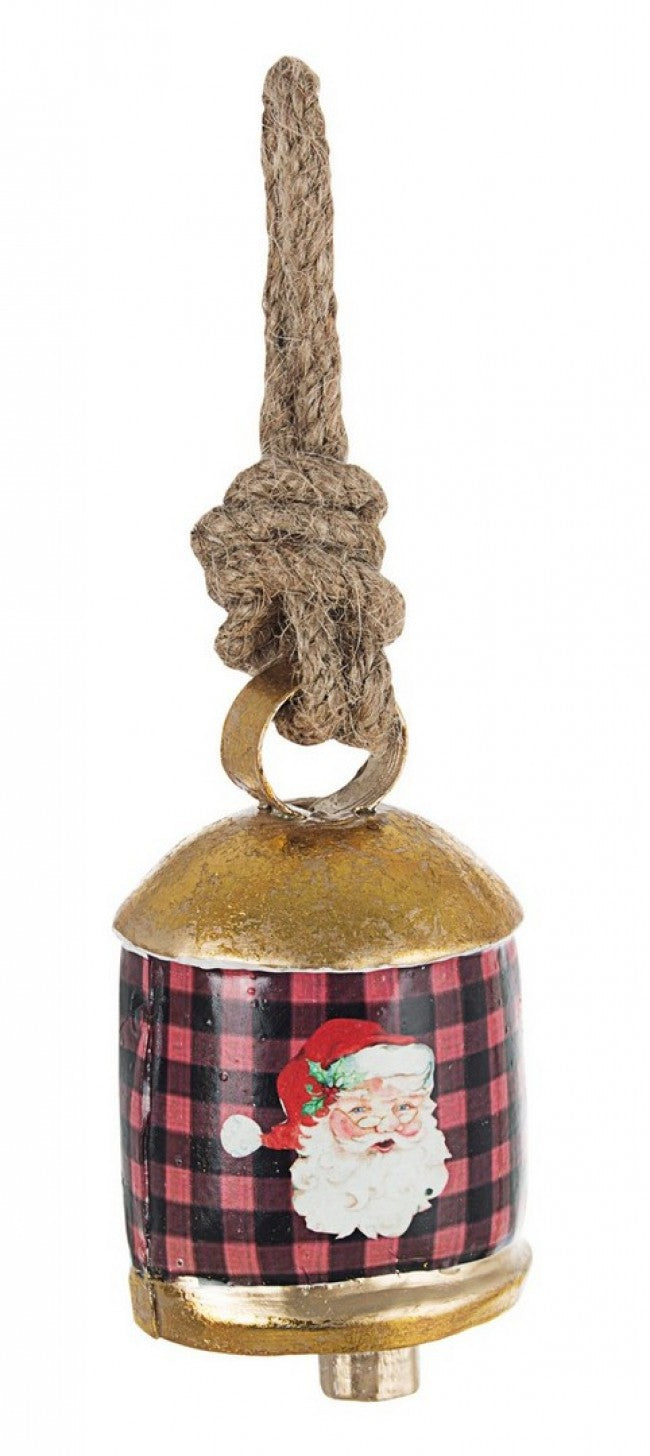 6x pendentif cloche de Père Noël Kendal