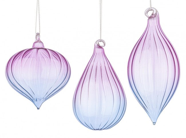 12x pendentif dalle Vt violet