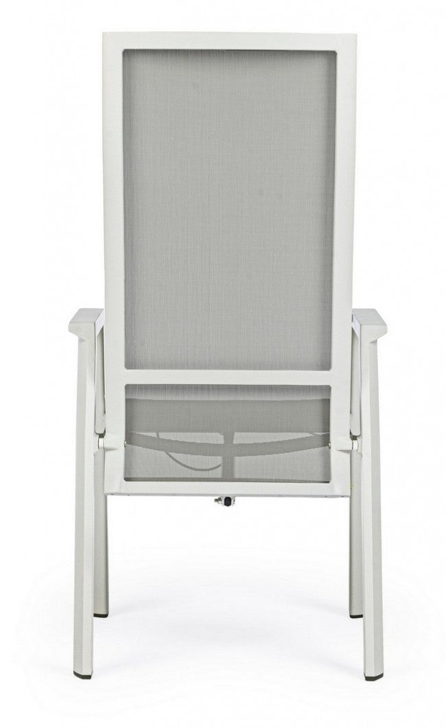 Steven Lunar chaise de jardin inclinable c-br 59x72x112h cm