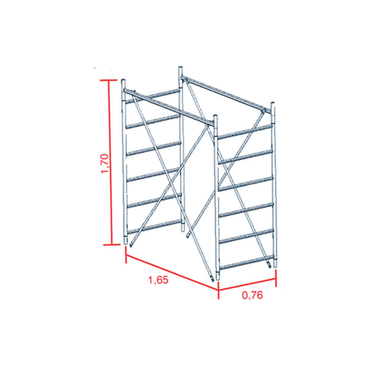 Contremarche Tour Grim 1,70 m