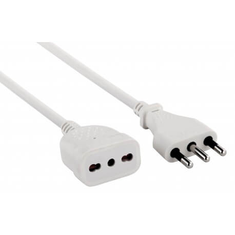 Rallonge Lin.Ml.3 Section 3X1 16A Bip.Blanc