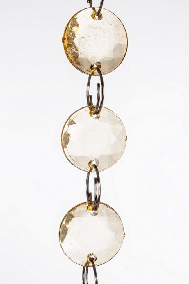 12x Ficelle Ambre Scintillante 180cm