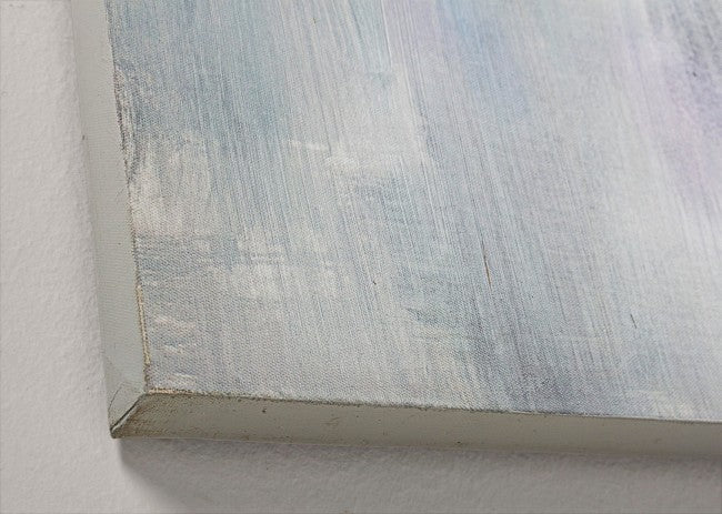 Peinture à l'huile sur toile Village 90x120 cm