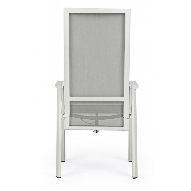Steven Lunar chaise de jardin inclinable c-br 59x72x112h cm