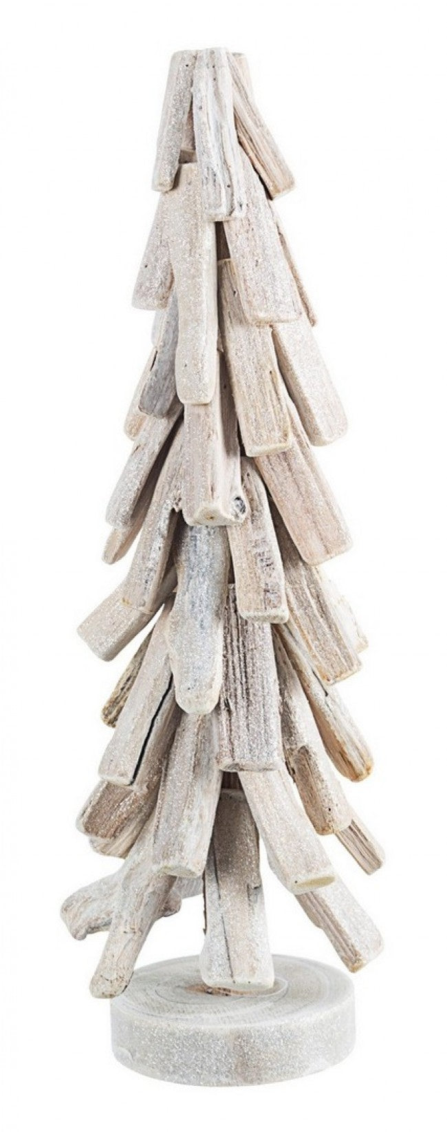 2x Support pour Bâtons de Pin Blanc H45