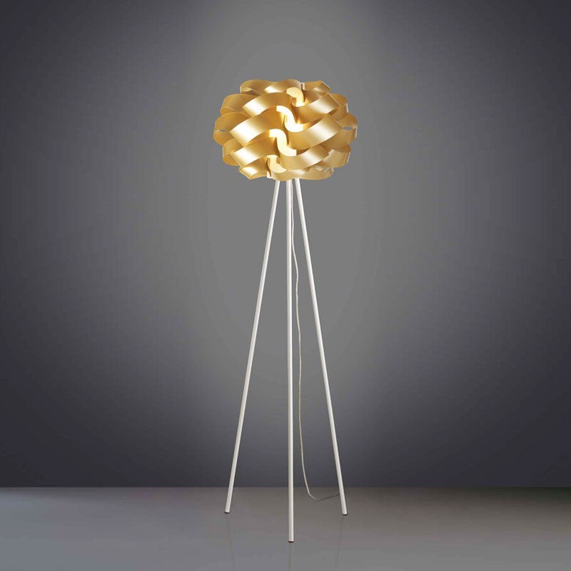 Lampadaire trépied CLOUD Gold diamètre 50x h160 cm