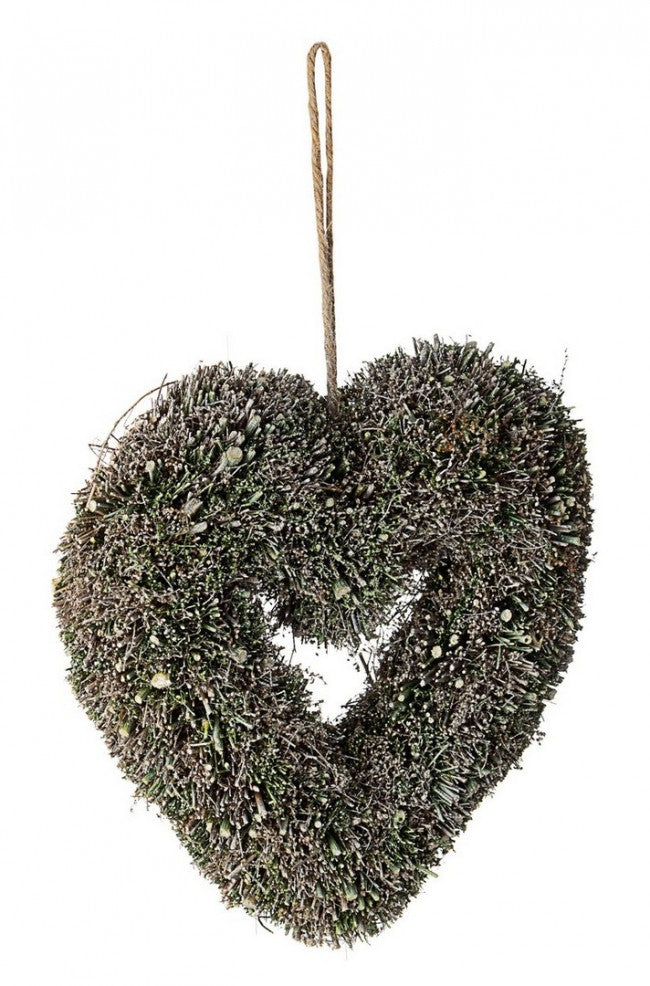 6x pendentif cœur sauvage