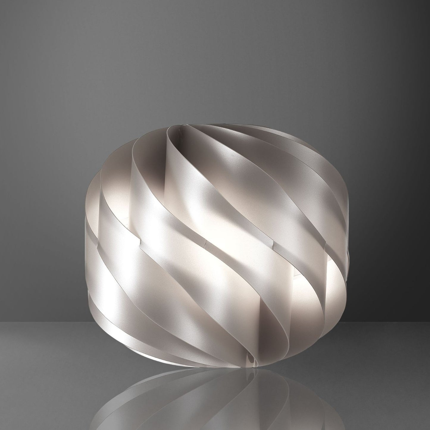 Lampe de table en argent Cm. 40x38h