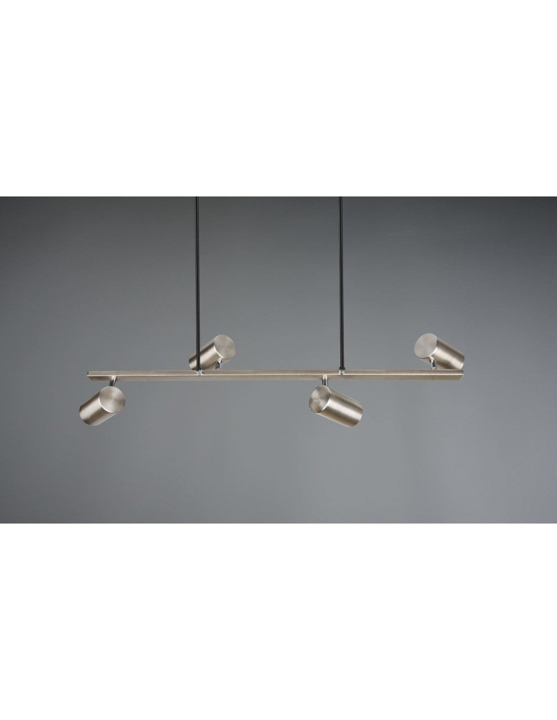 Suspension 4 Spots Orientables GU10 Marley Nichel Trio Lighting