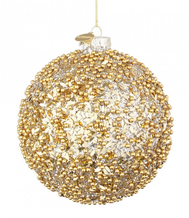 8x Sphère Vt Réflexion Or D100