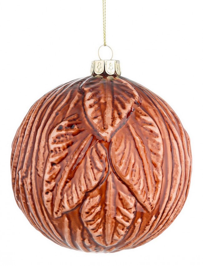 8x Sphère Vt Feuillu Orange D100