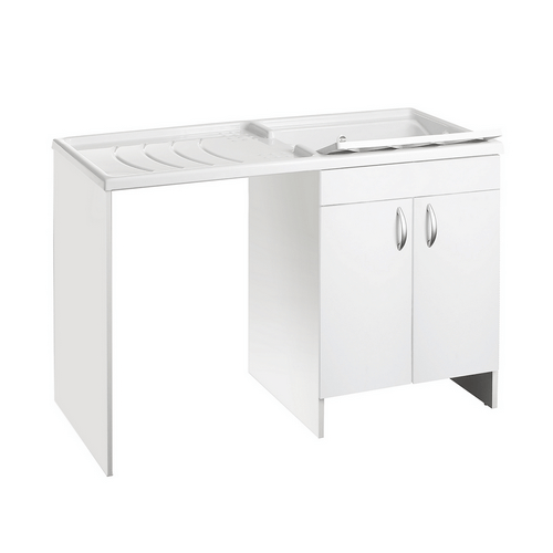 Meuble lave-linge avec cuve L124xP60xH89 cm