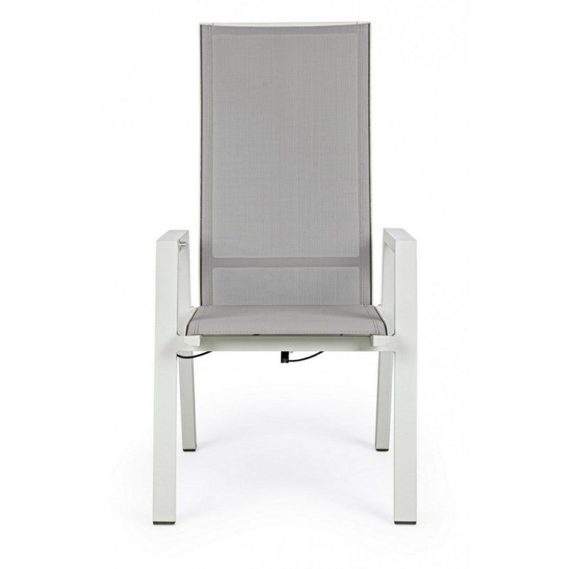 Steven Lunar chaise de jardin inclinable c-br 59x72x112h cm
