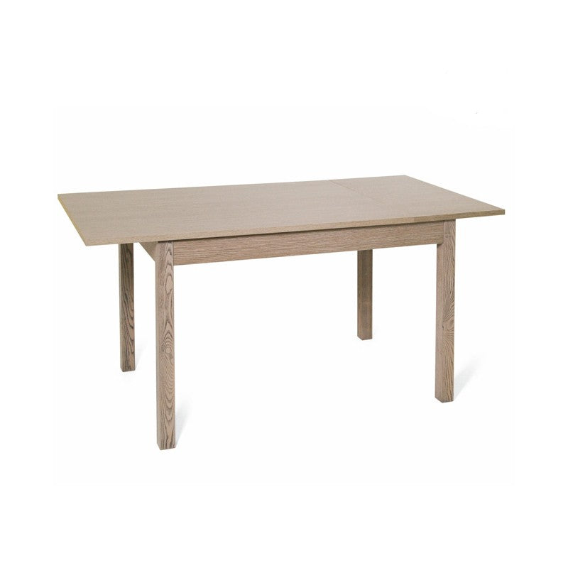 Table à manger extensible couleur orme en bois mélaminé 70x110-150 cm
