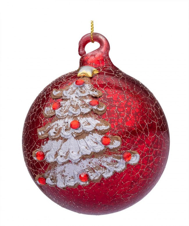 12x Sphère Vt Pin Rouge Floride D80