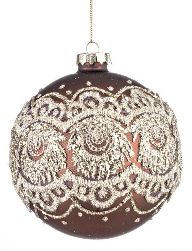 8x Sfera Vt Murano Marron D100