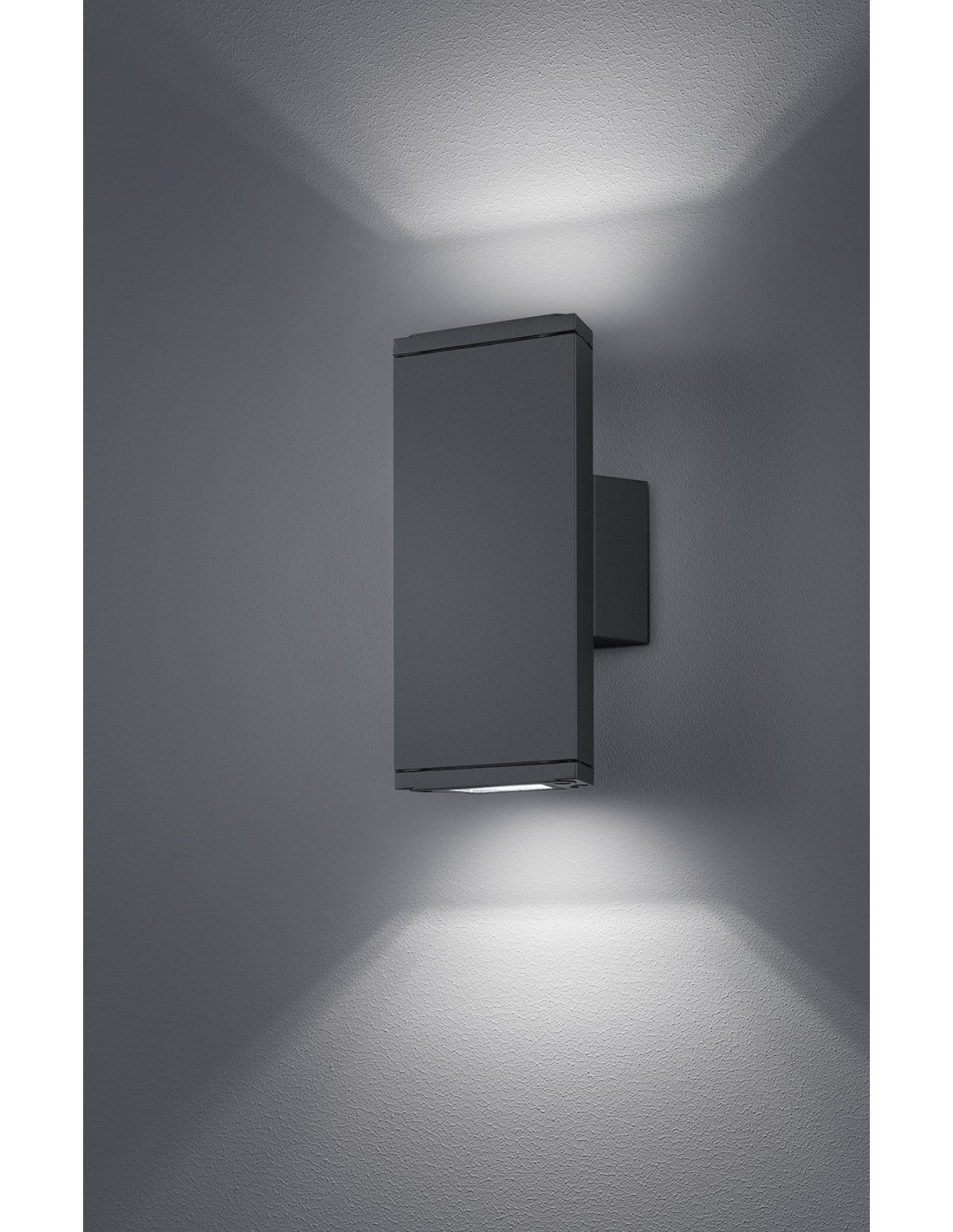 Applique d'extérieur double émission Colorado LED IP54 Anthracite Trio Lighting