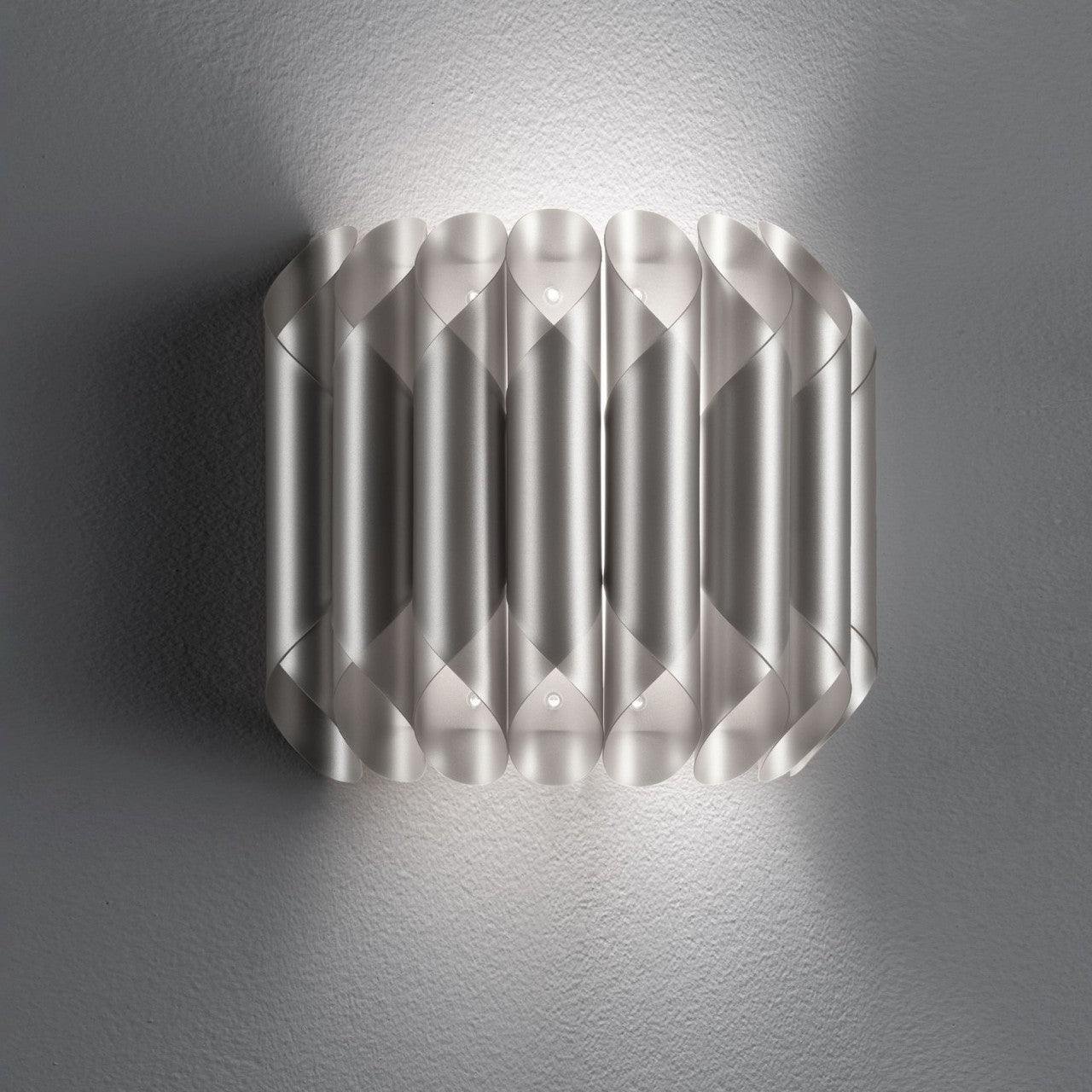 Applique murale moderne Argent Cm. 32x16x30h