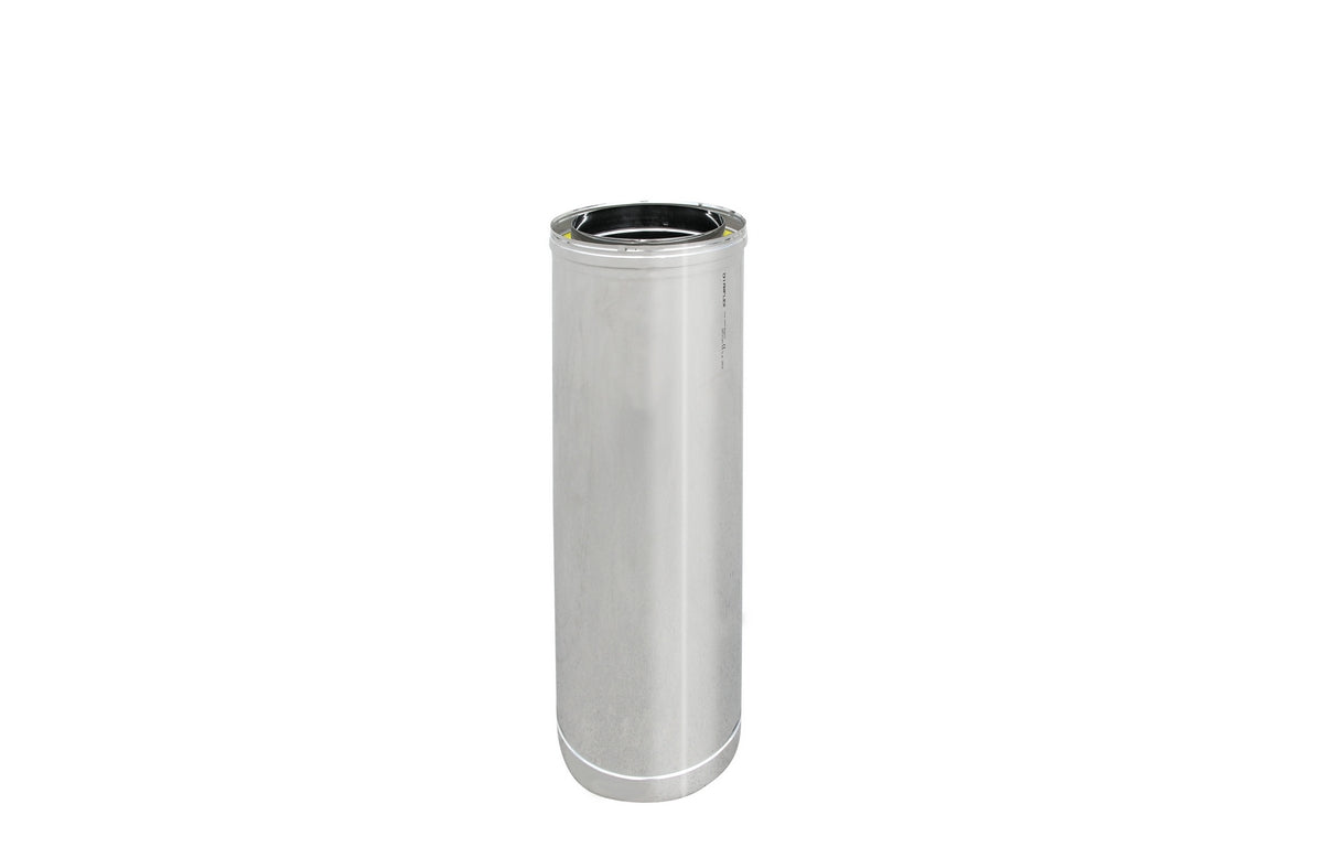 Tube inox 316L double paroi 0,50m - Diamètre intérieur 250mm, diamètre extérieur 300mm