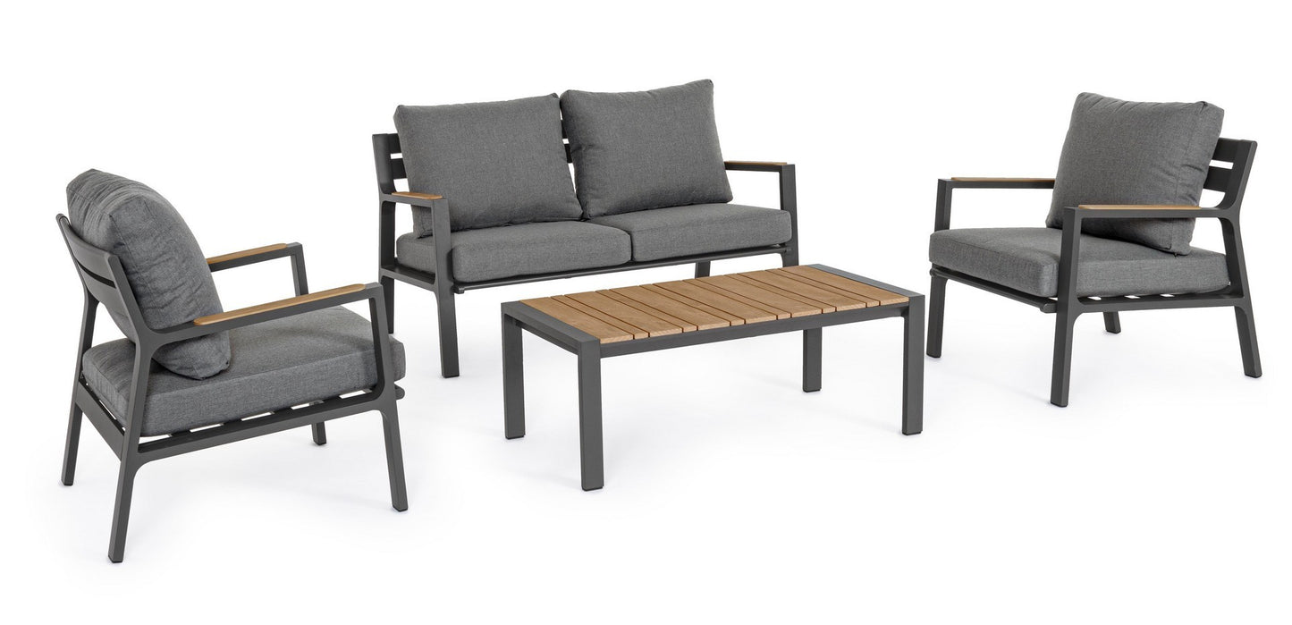 Salon de jardin Ernst anthracite