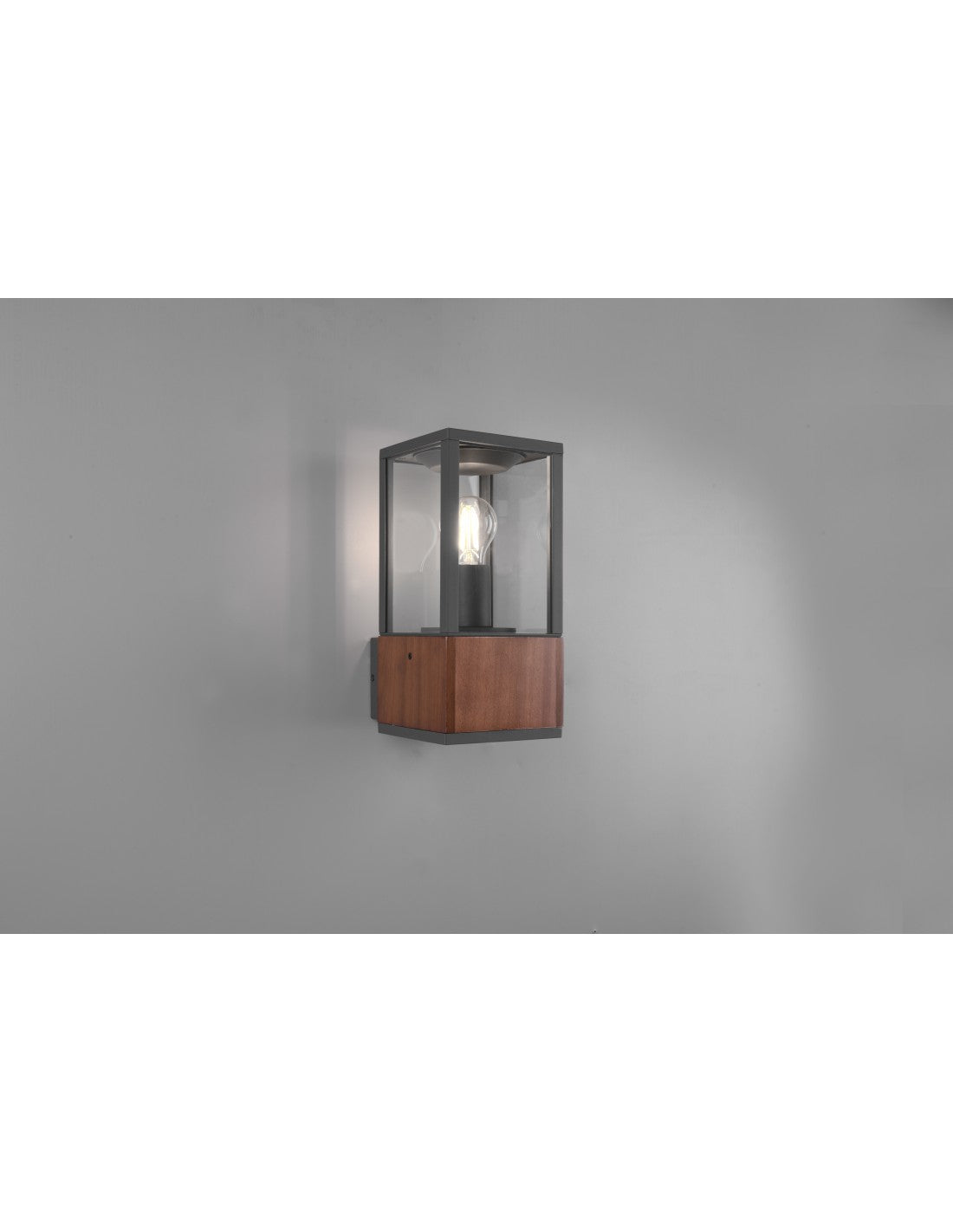 Applique Extérieure Garonne IP44 1xE27 Bois Trio Luminaire