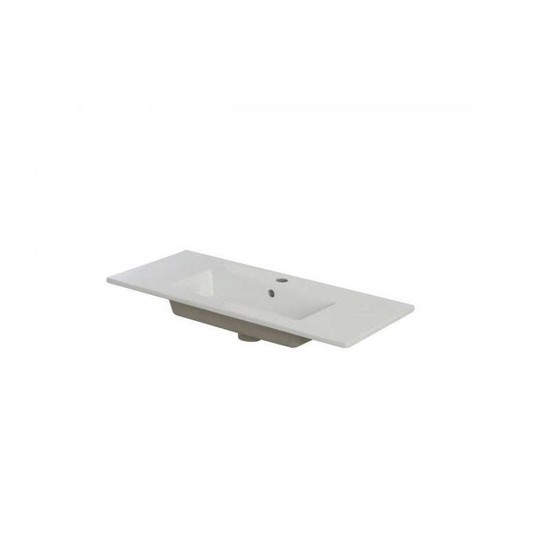 Vasque console Slim en céramique 80x37x h17 cm