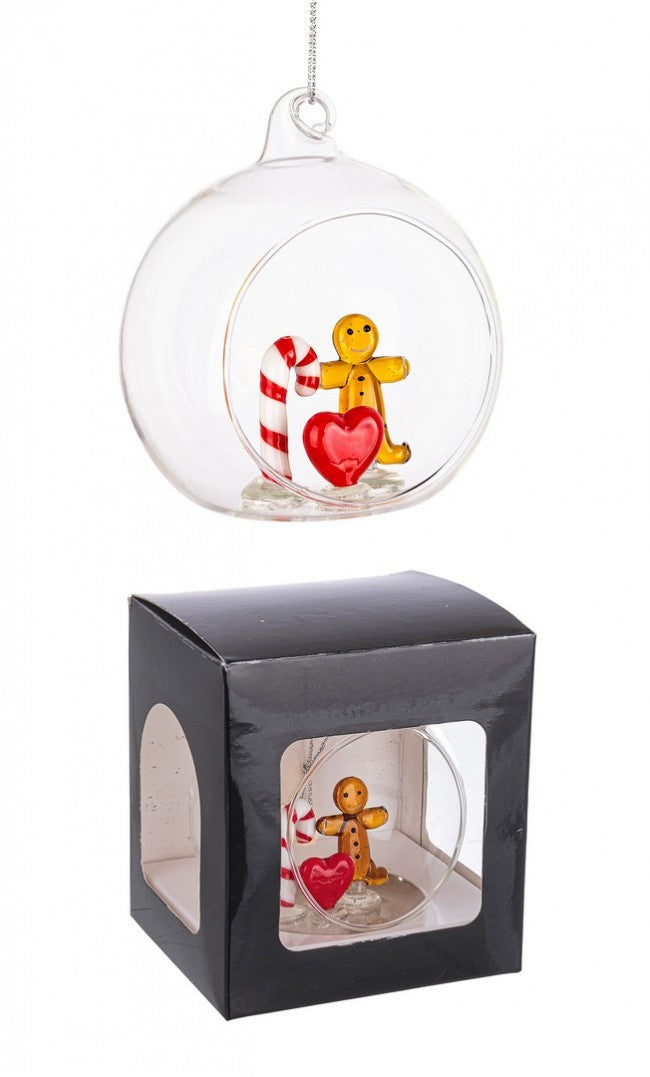 6x Sphère Ouverte Vt Yule Candy C