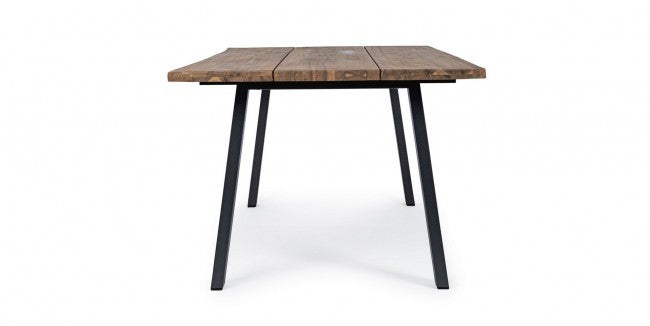 Table d'ameublement en bois naturel Oslo 200 x 100 cm