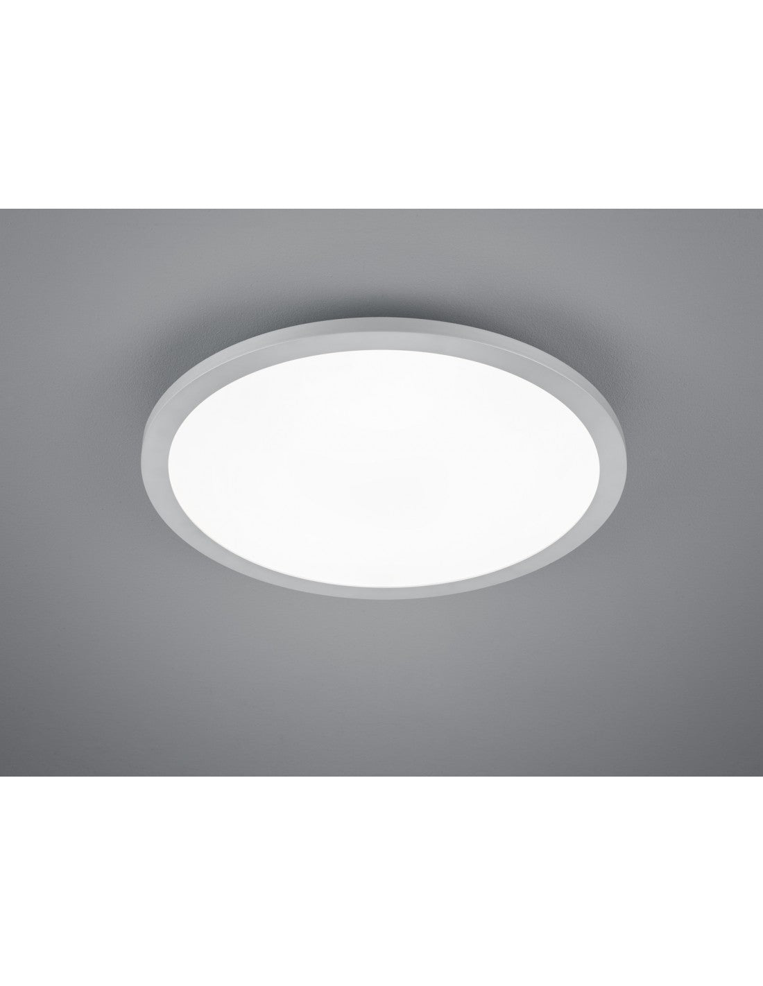Plafonnier LED Tiberius rond Ø40 cm Aluminium Trio Lighting