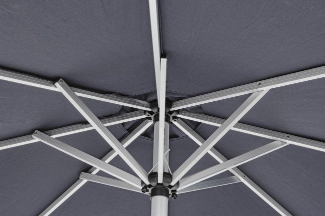 Parasol de jardin gris Vienna 2,5 m