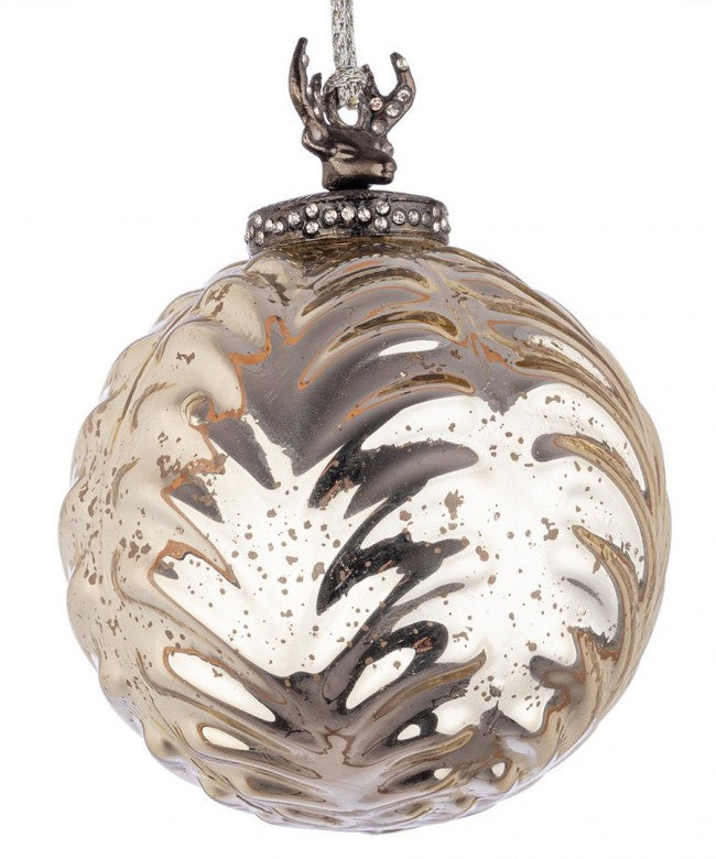 4x Vt Decorum Sphère Dorée D100