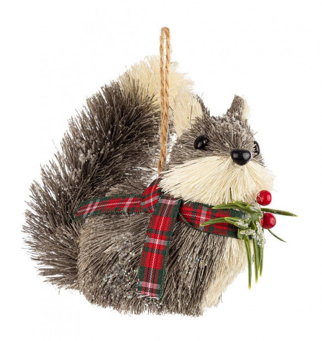 12x Pendentif écureuil gris écossais