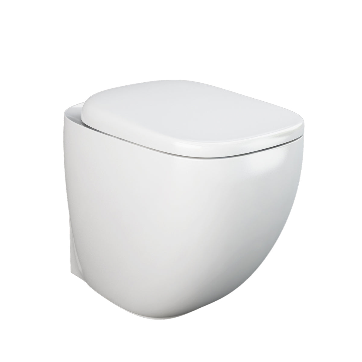 WC dos au mur avec fixation cachée