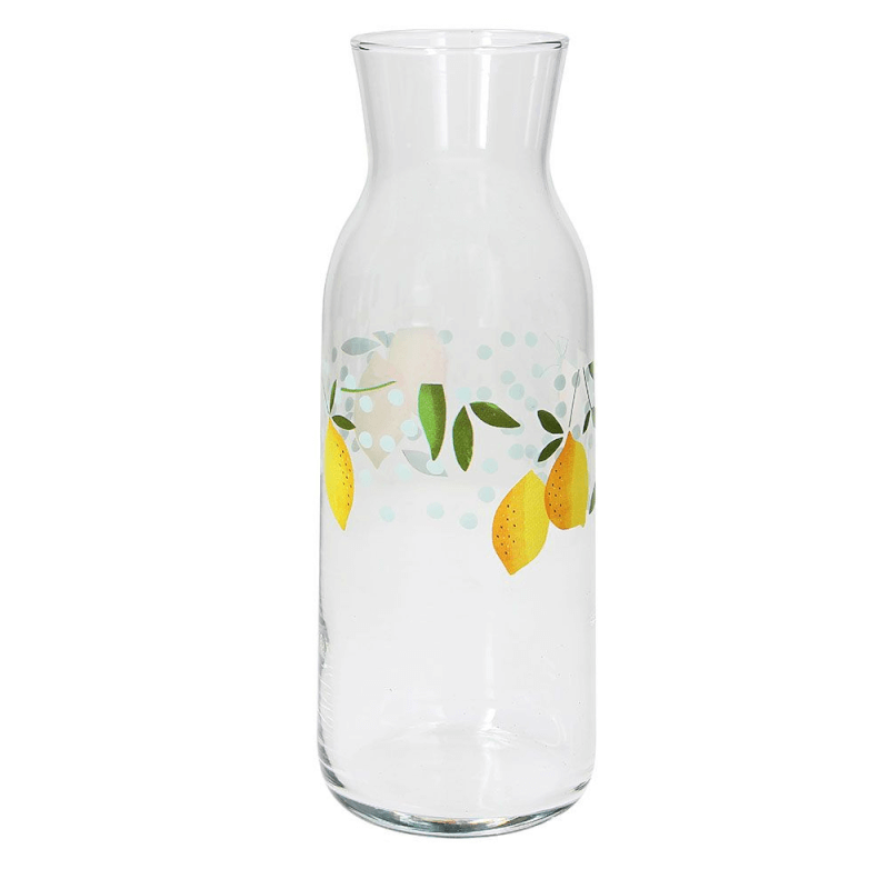Carafe en verre transparent 1200 cc Ligne Panarea<