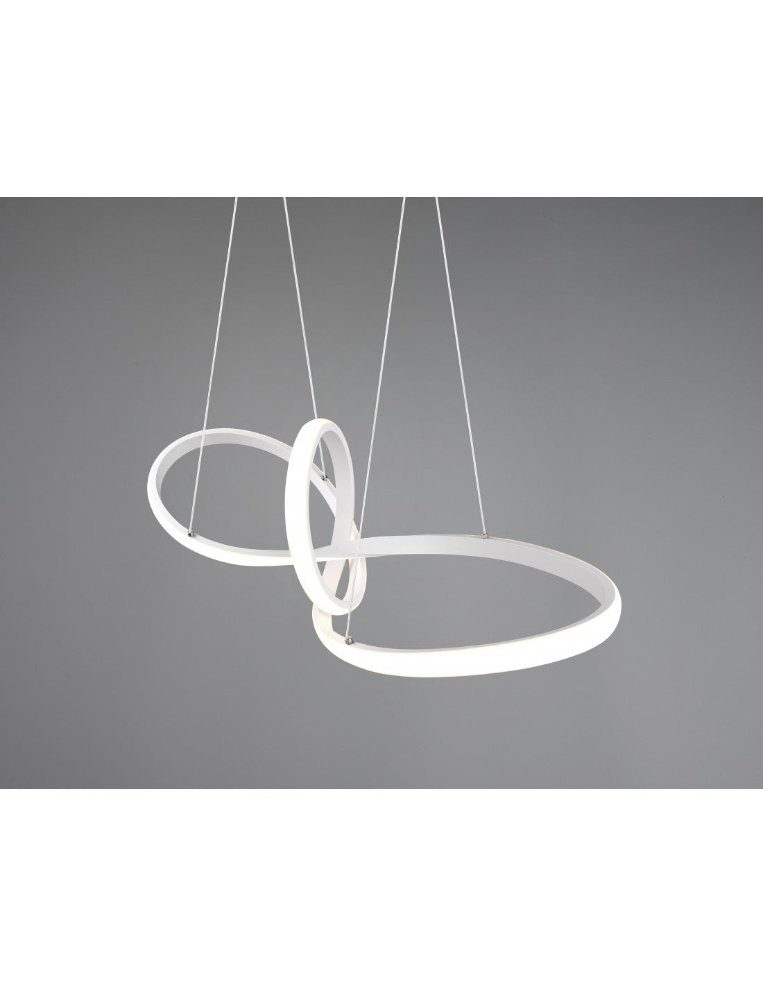 Suspension LED Sansa 28w Dimmable Blanc L80 cm Trio Lighting