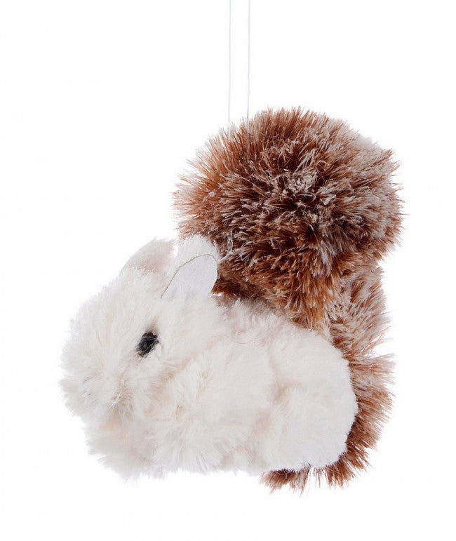 8x Pendentif Écureuil Blanc Félix