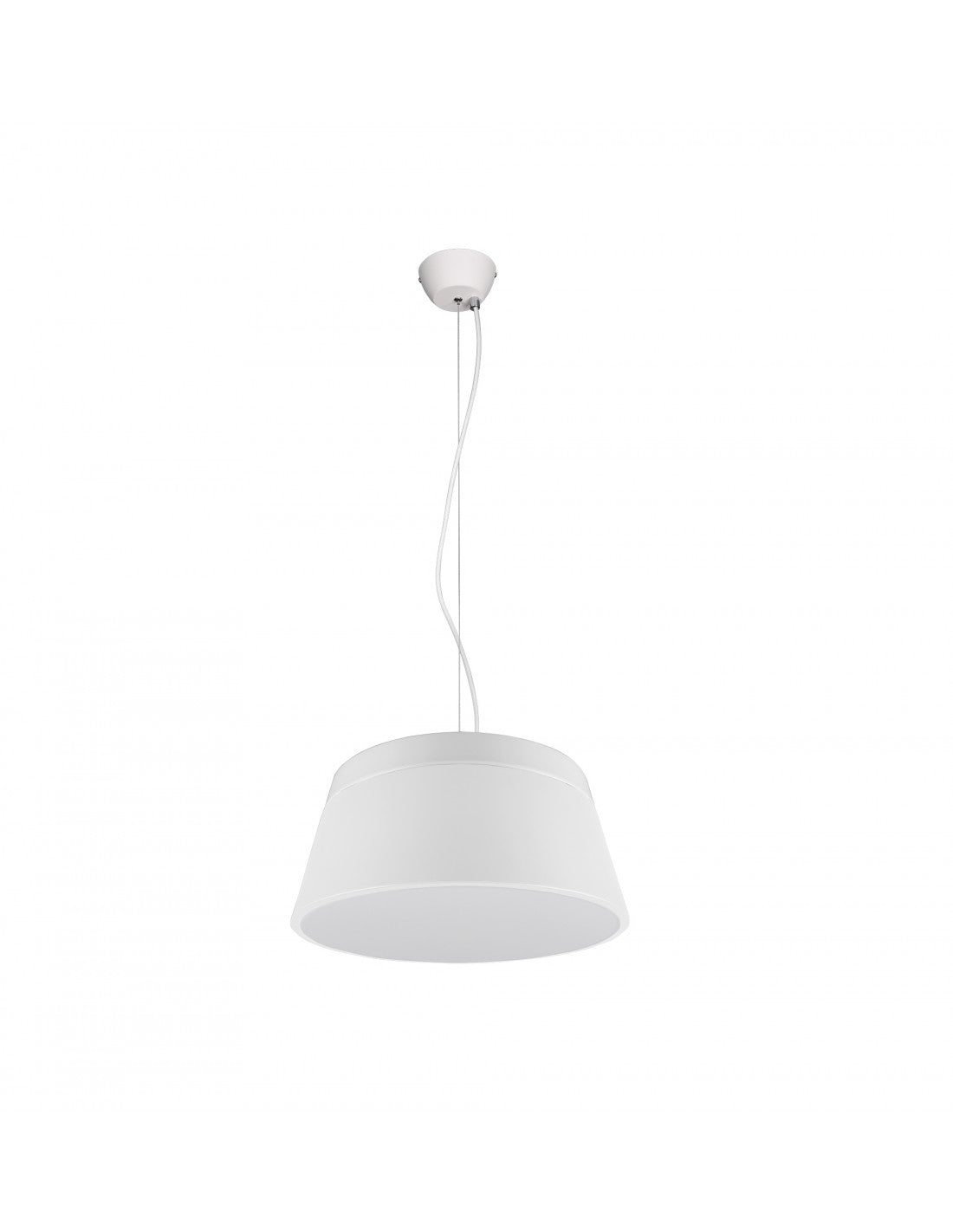 Suspension Baroness Blanche Ø45cm Double Lumière Trio Luminaire