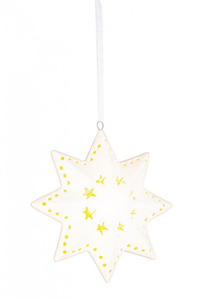 12x Pendentif Étoile Opale 35 C