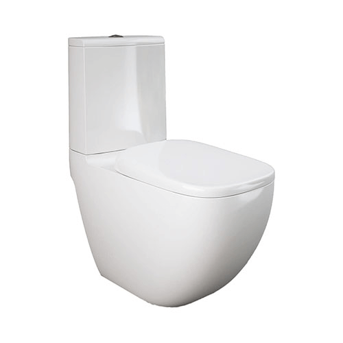 WC monobloc au sol sans rebord