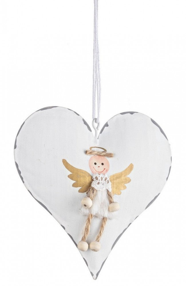 12x Pendentif Coeur Clair C