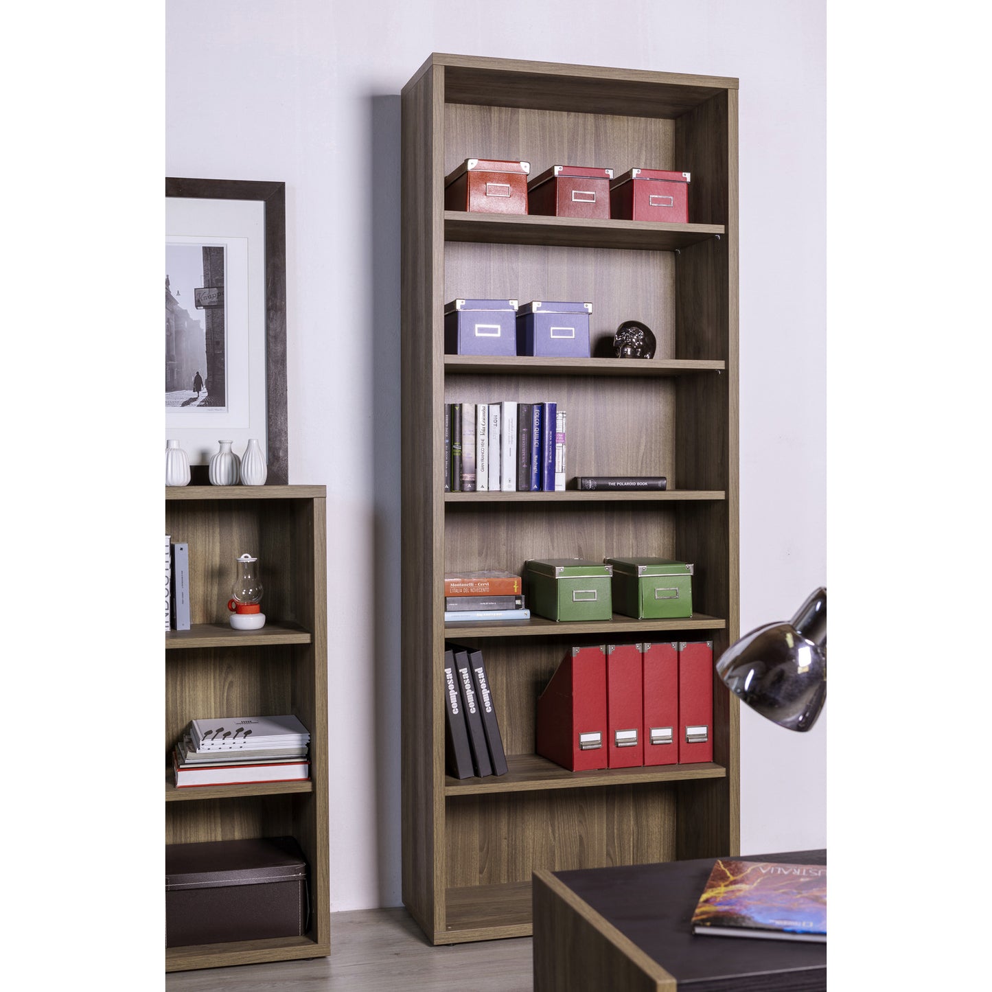 Bibliothèque colonne Davinci Brera avec 6 compartiments